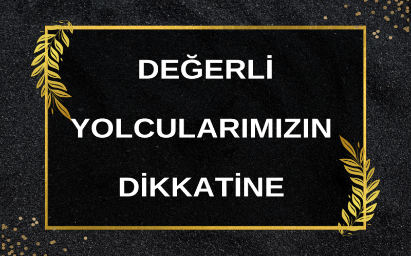 ÜCRET TARİFESİ GÜNCELLENDİ