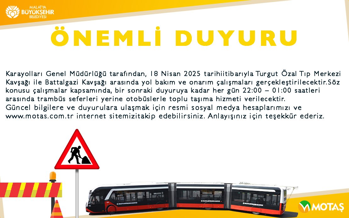 ÖNEMLİ DUYURU !